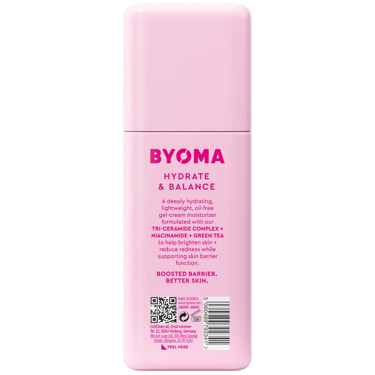 BYOMA GEL-CRÈME HYDRATANT 50ML