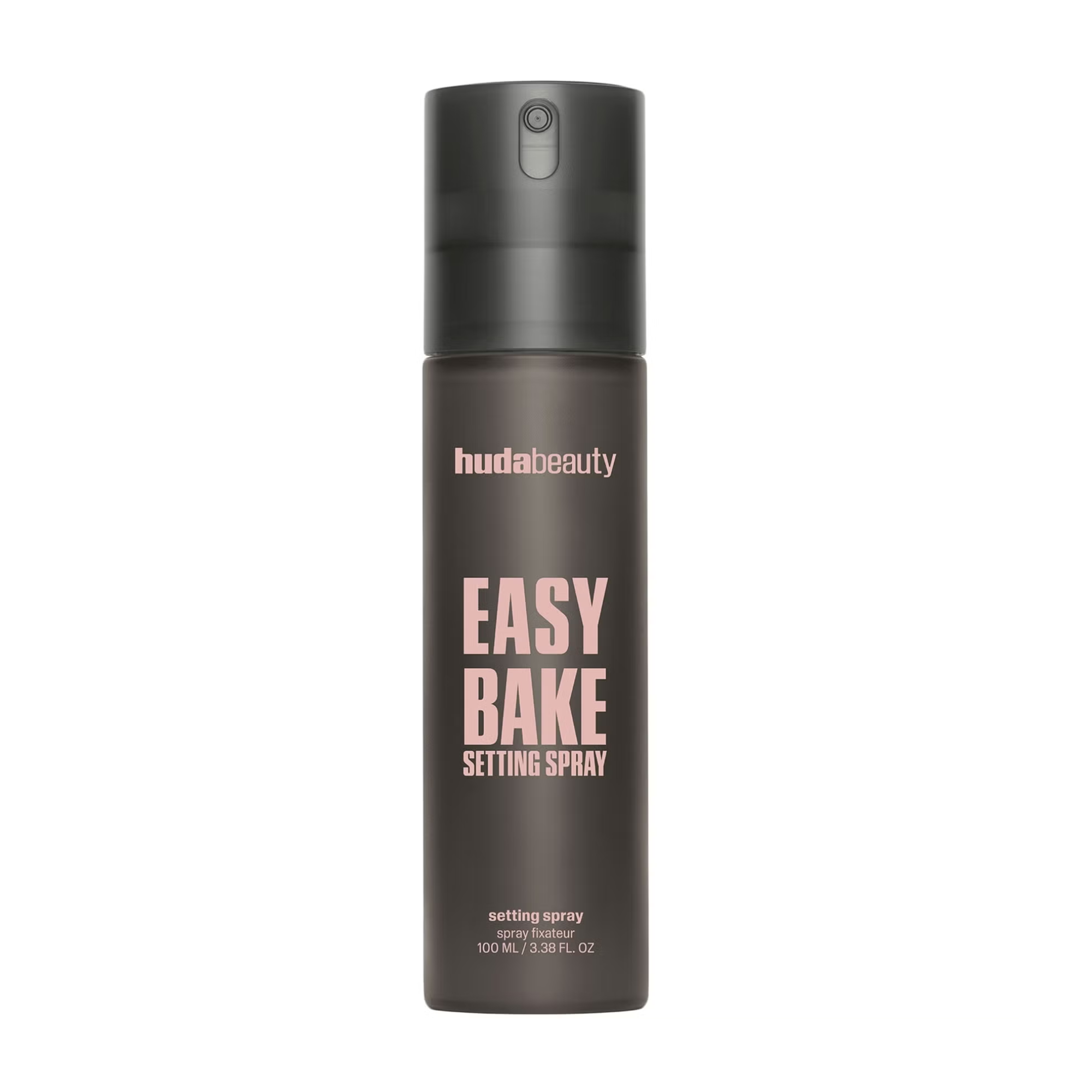 Spray fixateur Huda Beauty Easy Bake hydrate, floute les pores et fixe le maquillage longue tenue. Fini naturel. Livraison Maroc Beautizshop. Huda beauty maroc