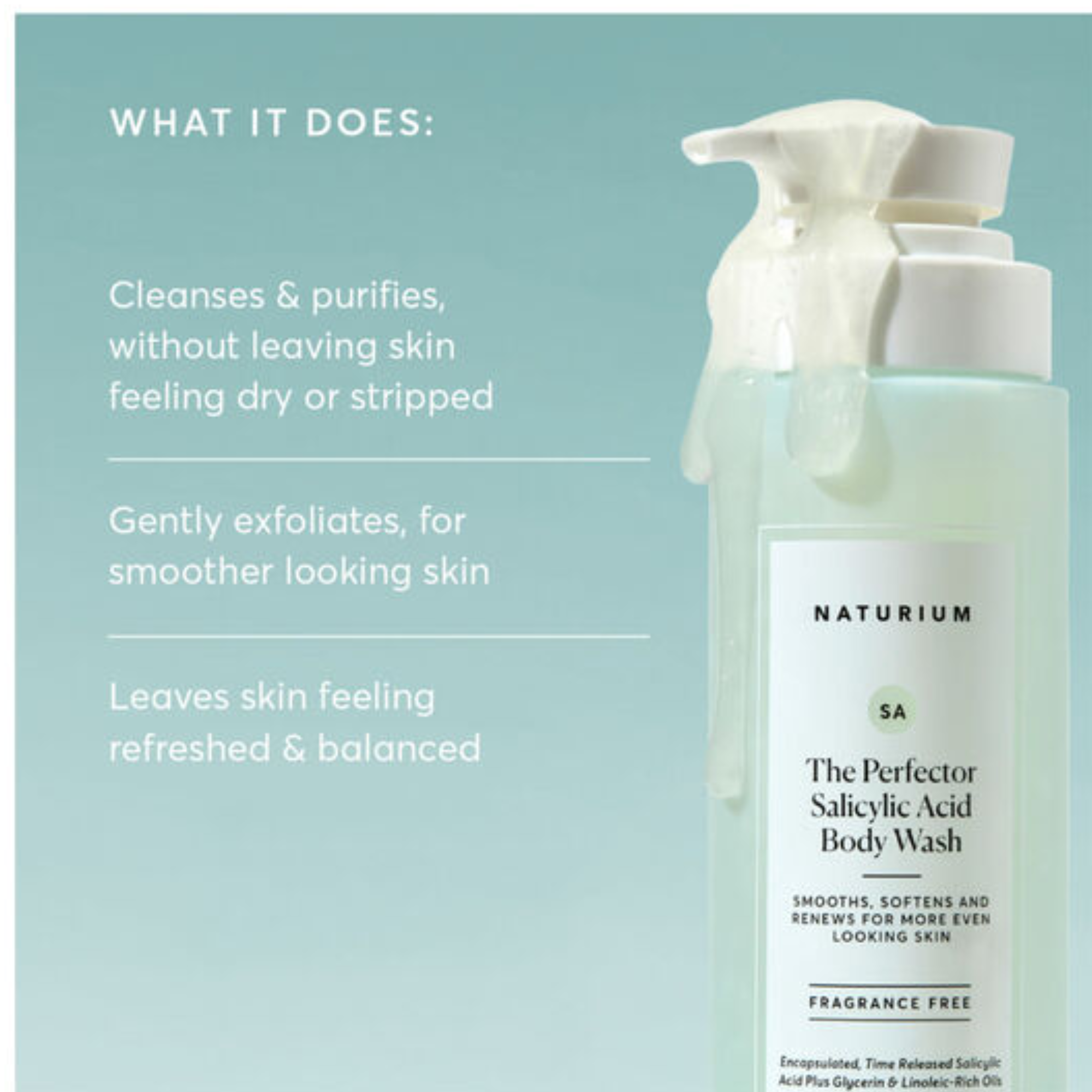 Gel douche Naturium The Perfector à l&