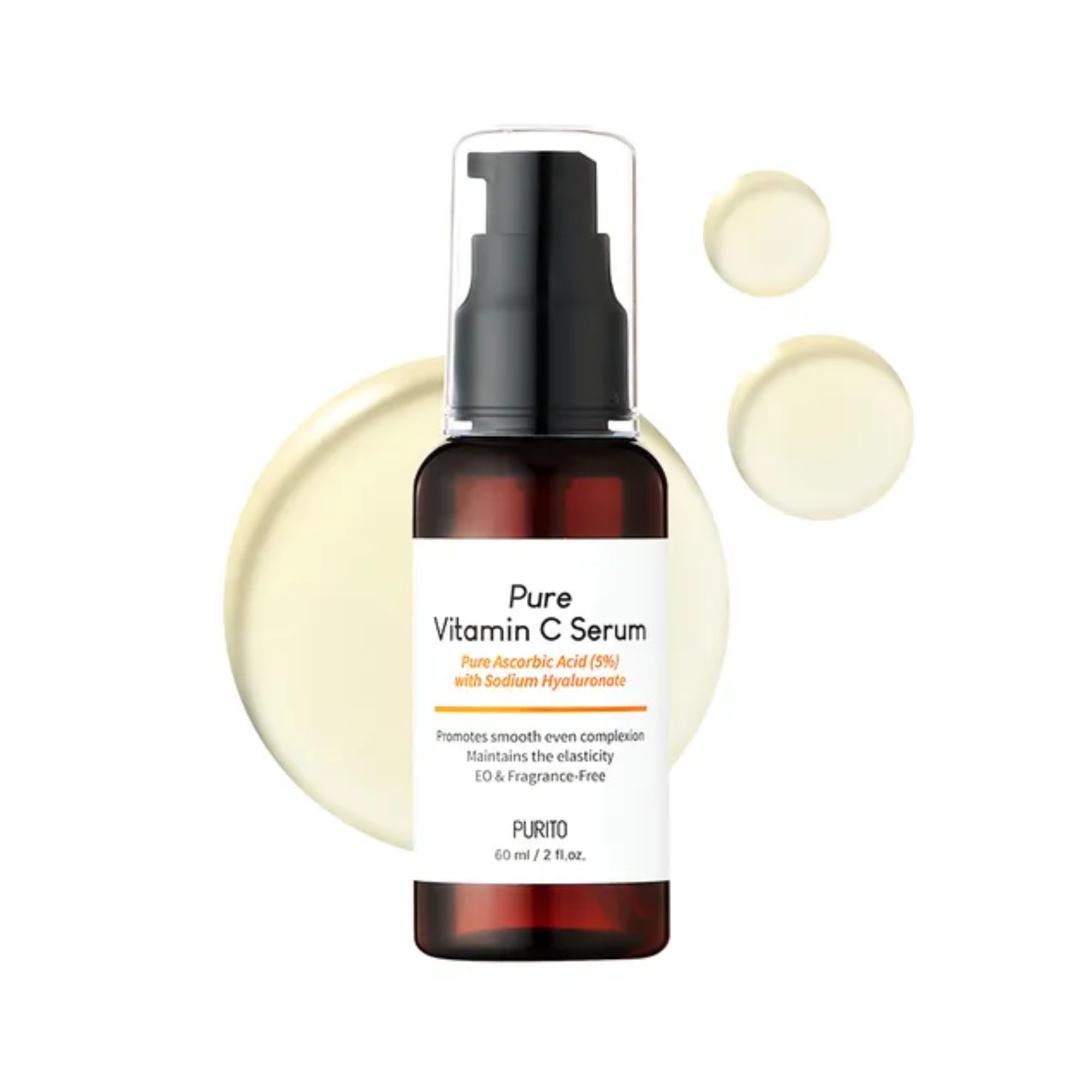 Vitamin C serum, brightening serum, hyperpigmentation treatment, Korean skincare serum, anti-aging vitamin C, Purito Seoul skincare