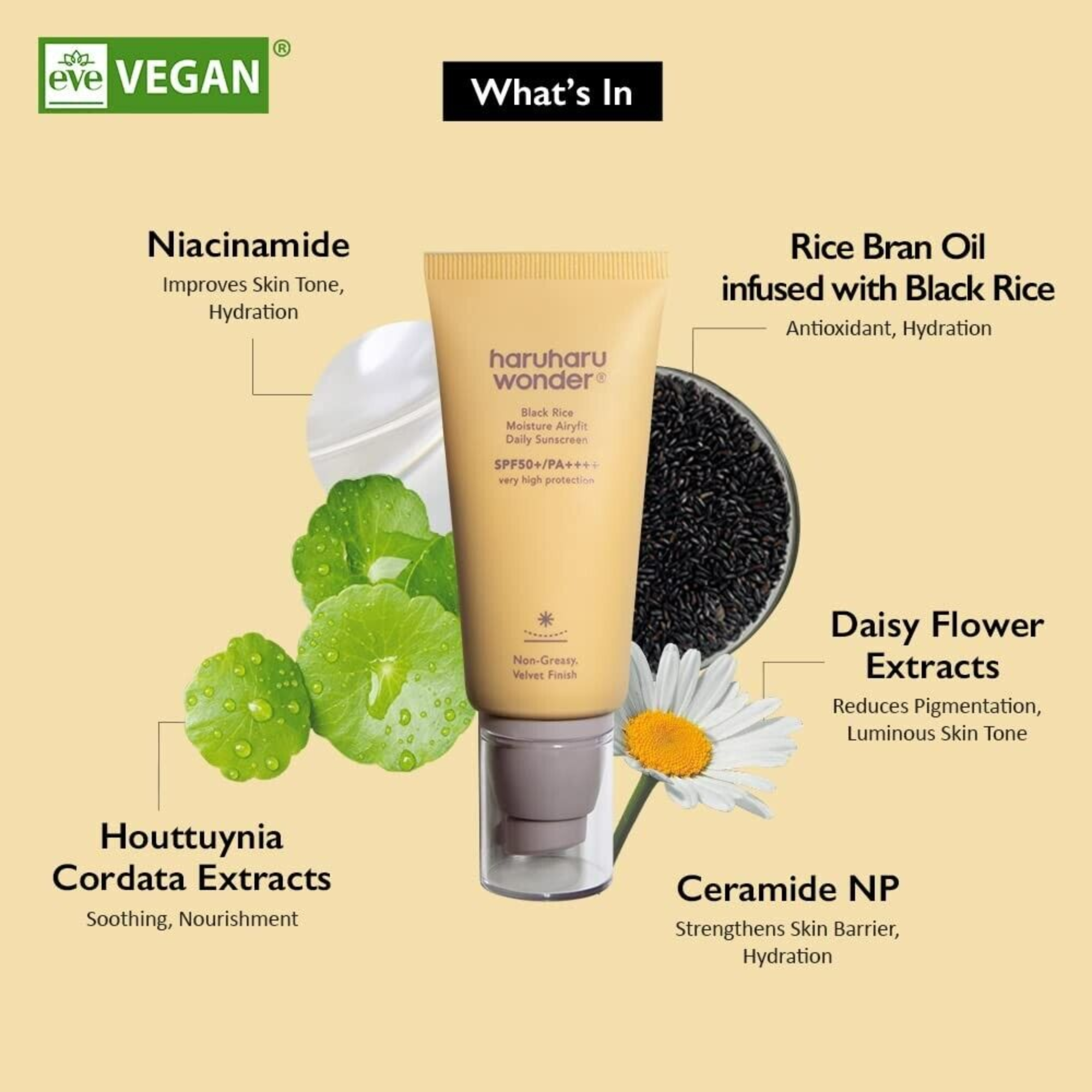 Haruharu Wonder - Black Rice Moisture Airyfit Sunscreen SPF50 PA ++++