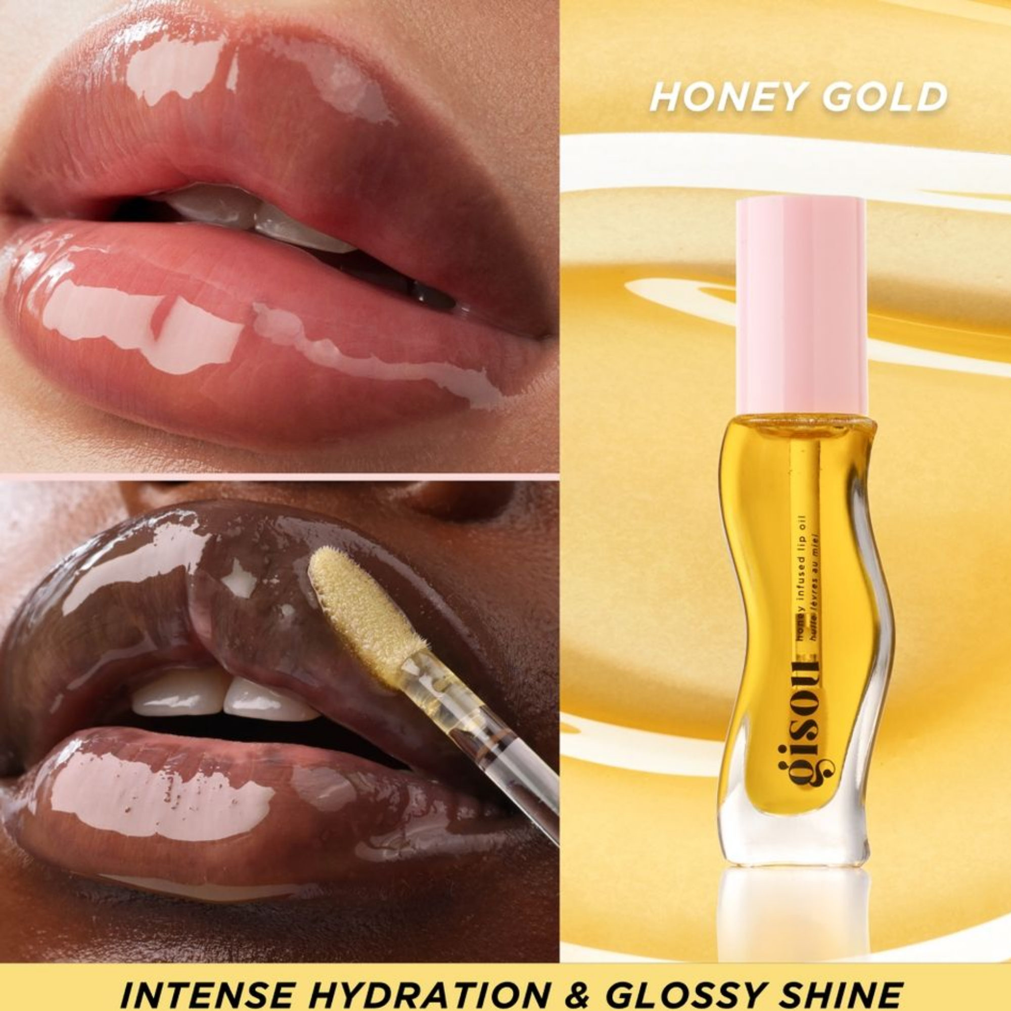 Gisou Huile pour les lèvres infusée au miel - 8 ml