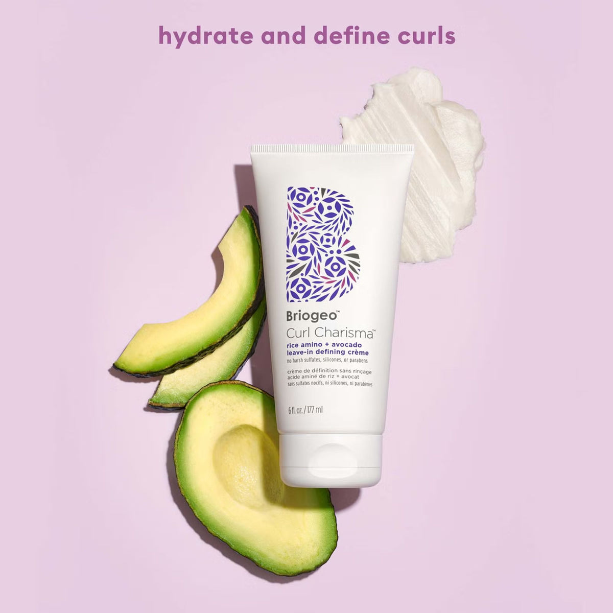 Briogeo Curl Charisma Rice Amino + Avocado Leave-In Defining Crème 177 ml