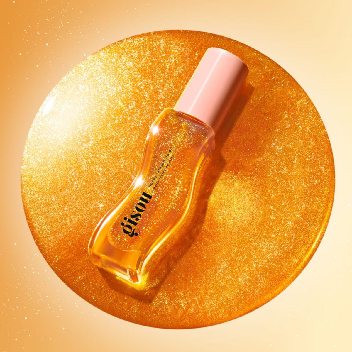 Gisou Honey Infused Lip Oil - Golden Shimmer Glow