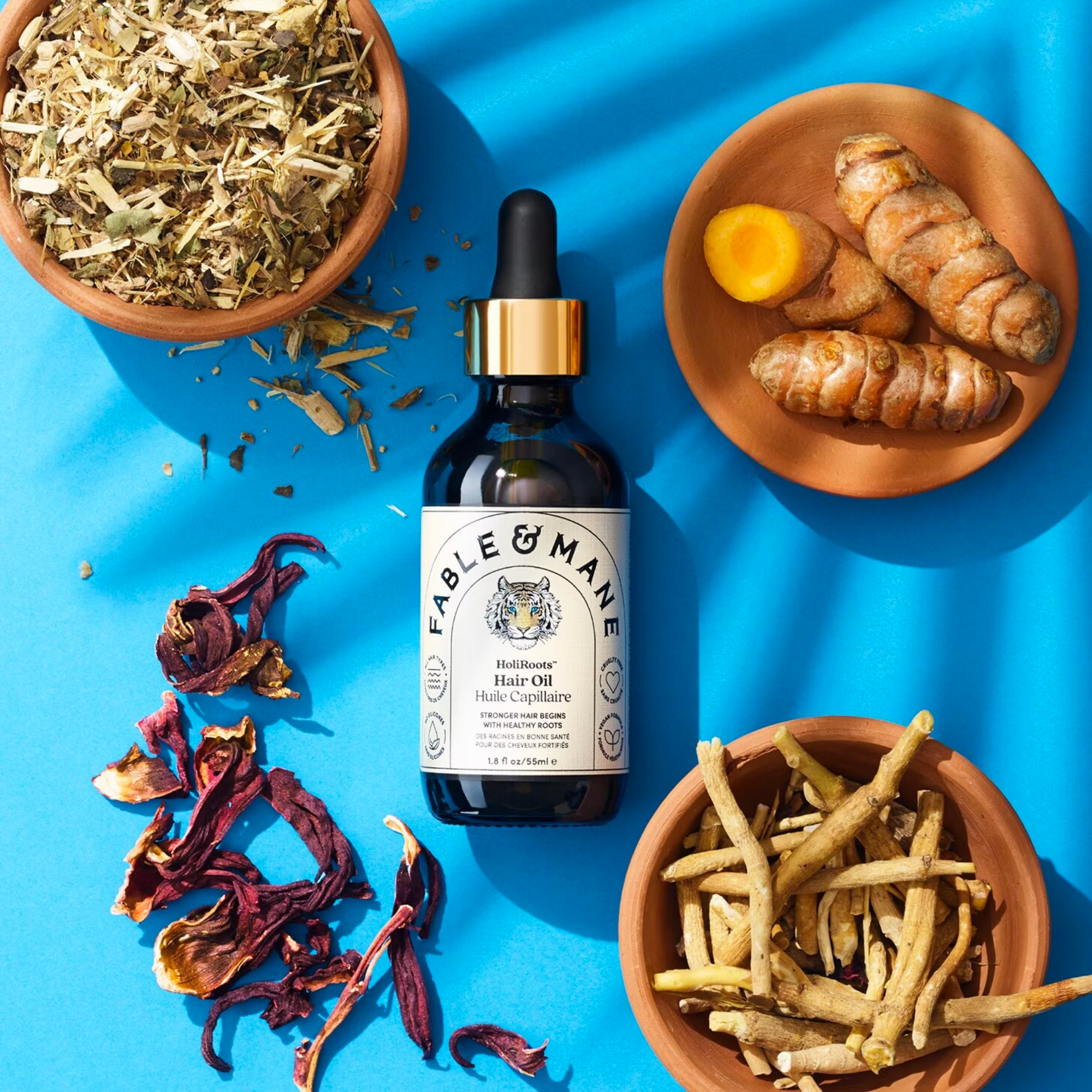 Fable & Mane Holiroots Hair Oil 55ML