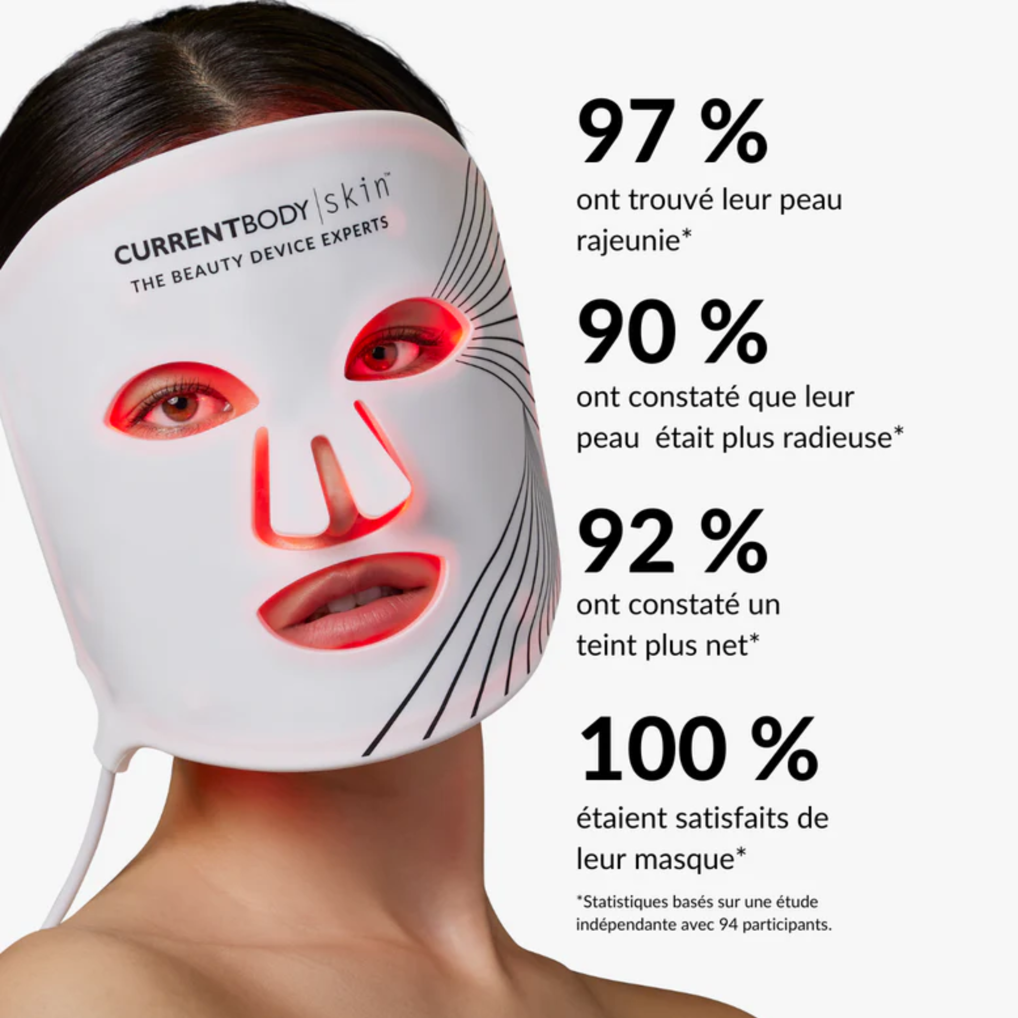CurrentBody Skin LED Light Therapy Face Mask