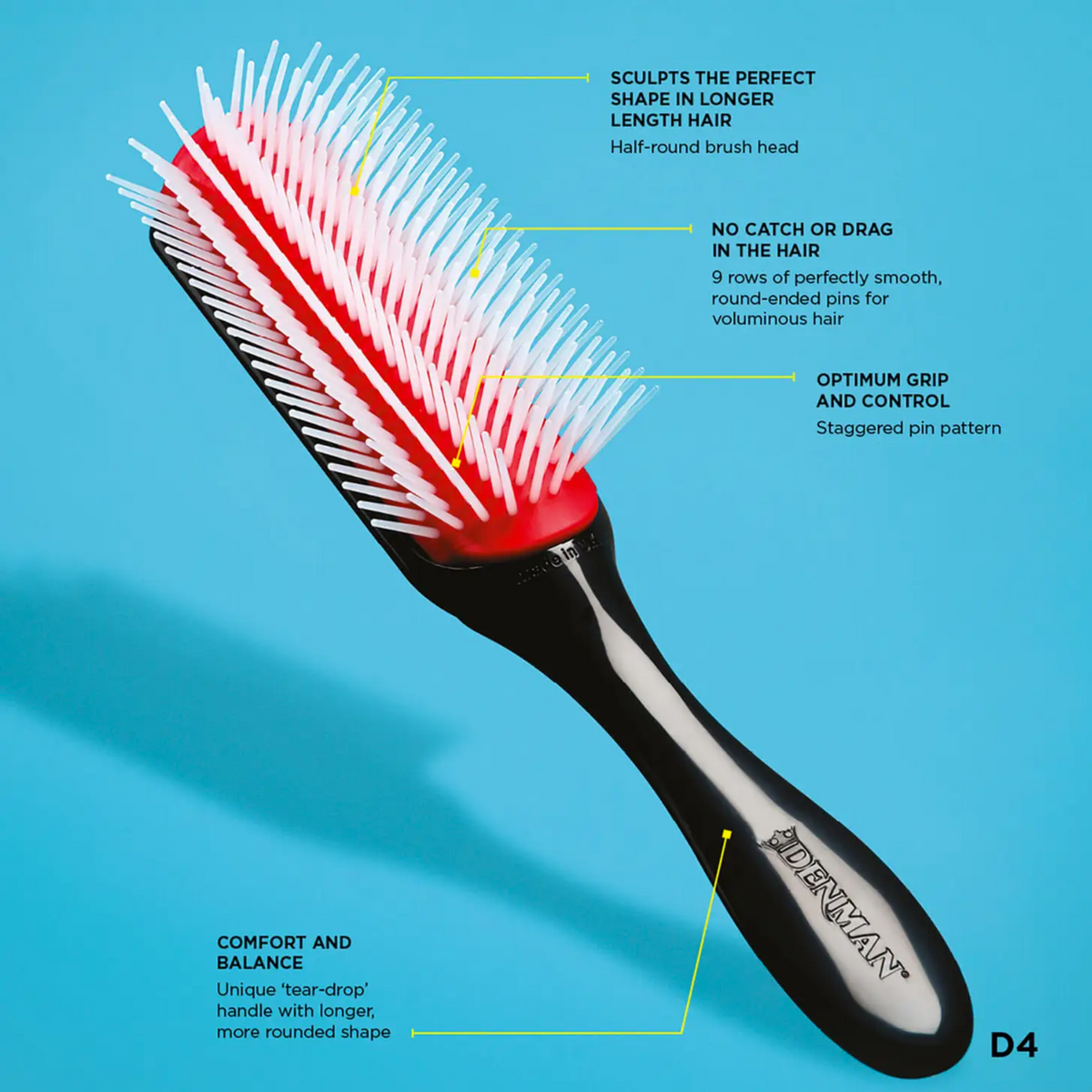 Denman Classic Styling Brush - Medium