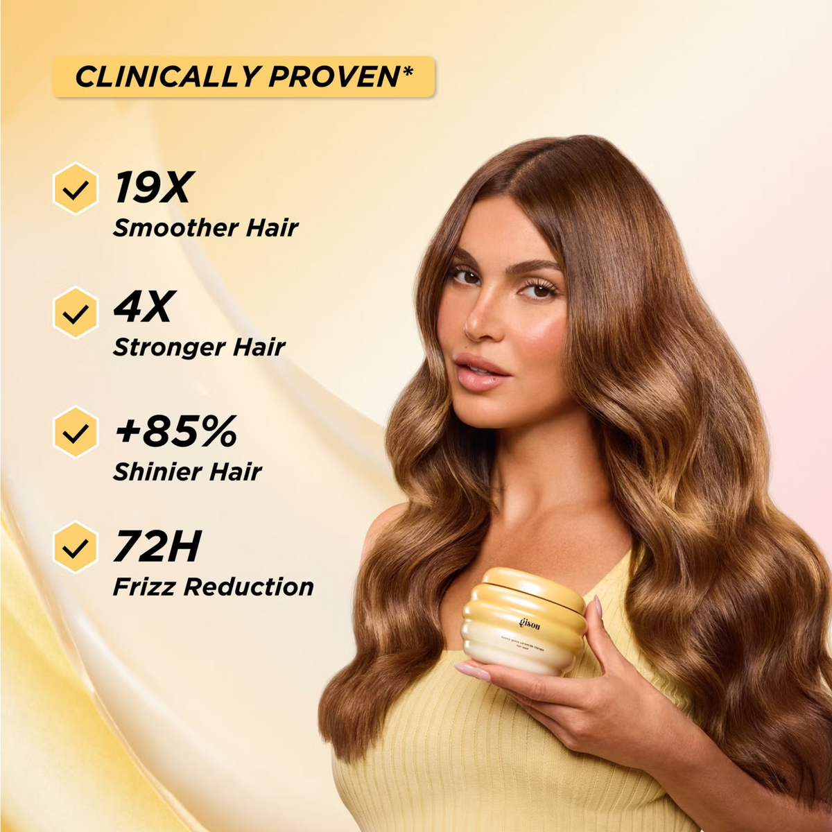 Gisou Honey Gloss Ceramide Therapy Hair Mask 230 ml