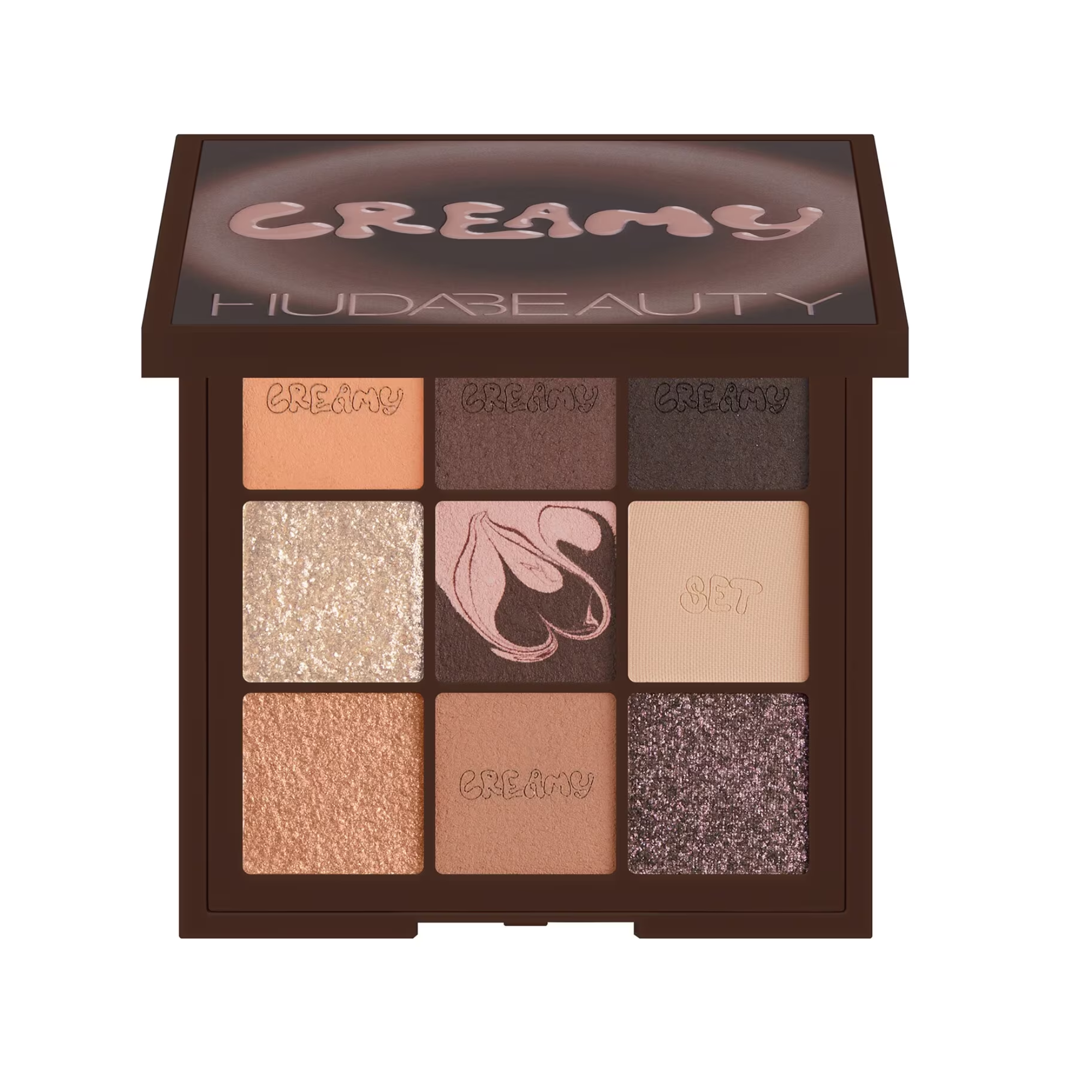 Huda Beauty Creamy Obsessions Neutral Brown palette fard à pauppière livraison Maroc