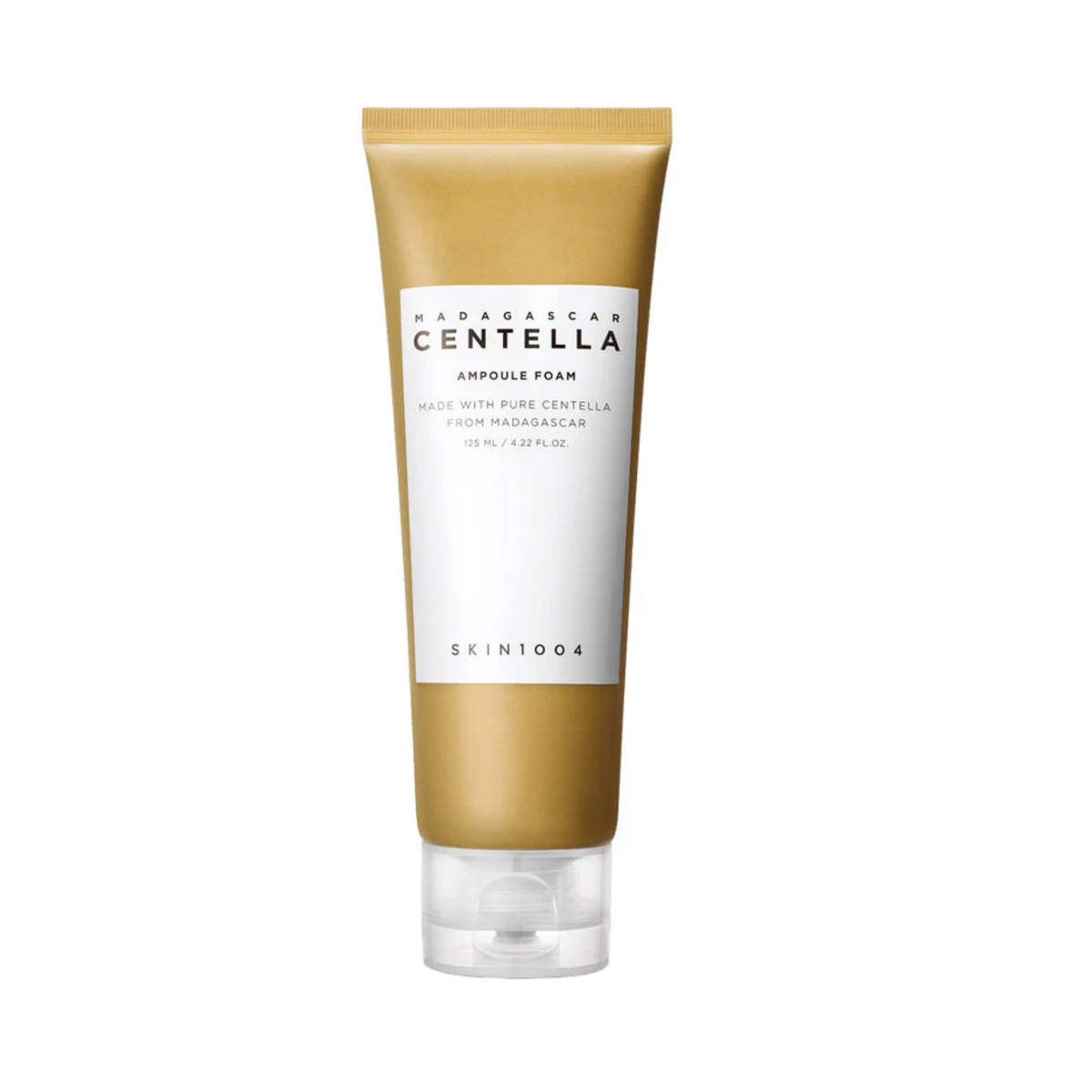 Skin1004 Madagascar Centella Ampoule Foam 125 ml in yellow packaging