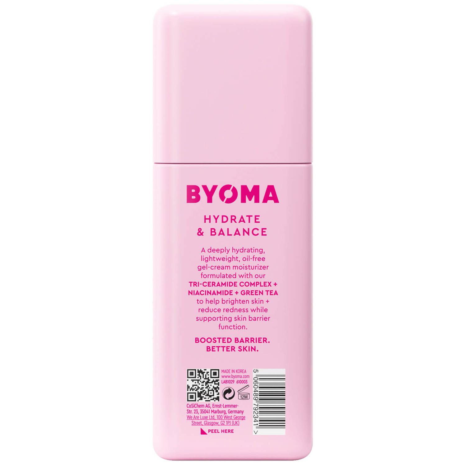 BYOMA MOISTURISING GEL CREAM 50ML