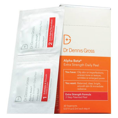 DR DENNIS GROSS ALPHA BETA EXTRA FORCE PEELING QUOTIDIEN (PACK DE 5)