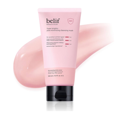 nettoyant purifiant, pores dilatés, argile kaolin, belif cleanser, masque express, peau grasse, salicylic acid, botanical skincare, pore refining cleanser, detox gentle cleanser Kbeauty Maroc Beautizshop