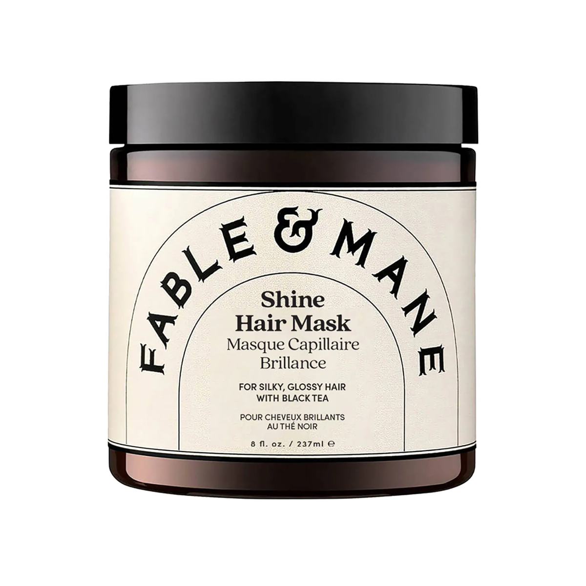 fable and mane, chai hair mask, glossy hair, black tea ferment, frizz-free, vegan haircare, clean formula, color-treated hair, shine treatment, glow hair mask