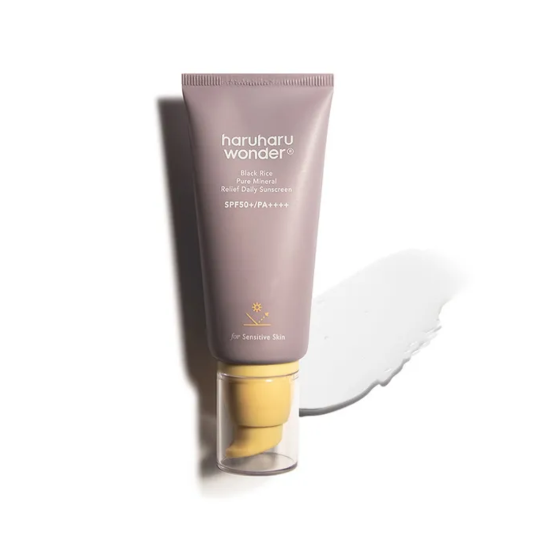 mineral sunscreen SPF50, zinc oxide sunscreen, haruharu wonder sunscreen, sensitive skin SPF, hydrating sunscreen, k beauty sun protection