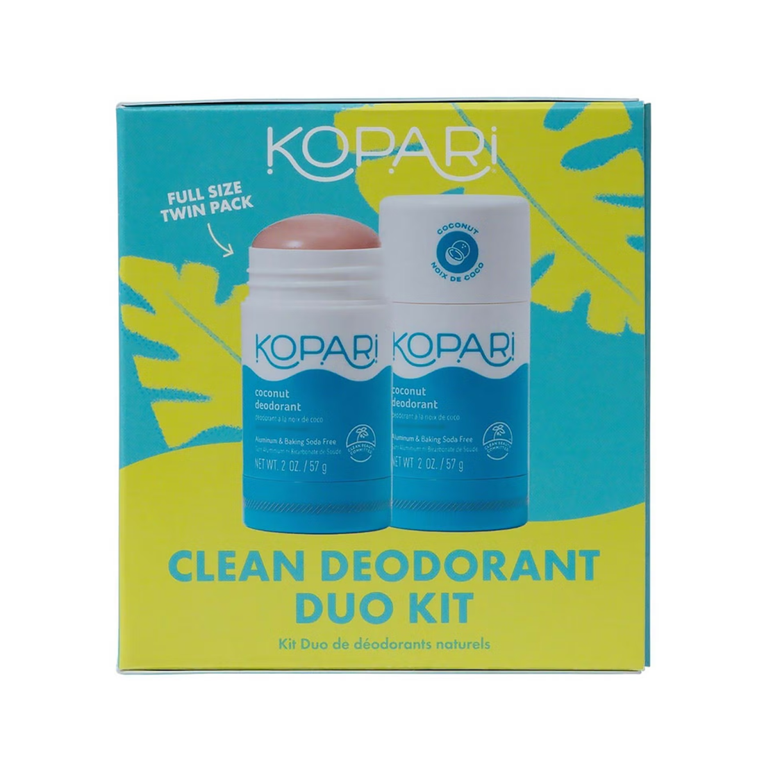Kopari Beauty Clean Deodorant Duo Kit