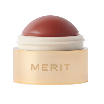 cream blush natural glow, Merit blush fox, long lasting cream blush, non comedogenic blush, natural makeup blush, radiant cream blush Merit Beauty Maroc 