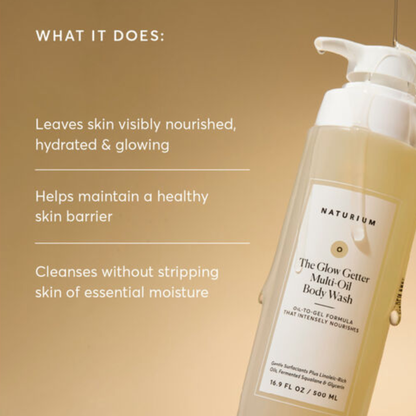 NATURIUM The Glow Getter Multi-Oil Hydrating Body Wash  500 ML