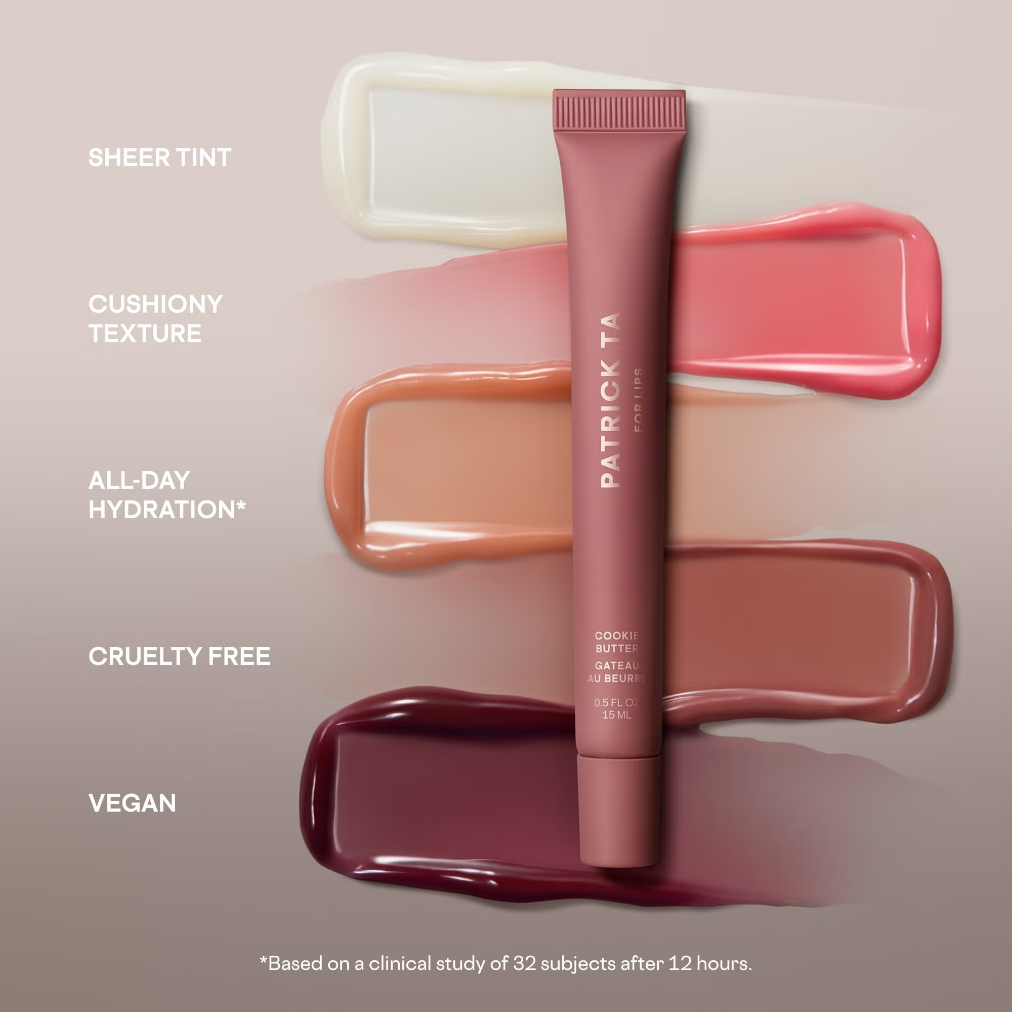 Patrick Ta Major Moisture Smoothing Lip Balm - Cookie Butter