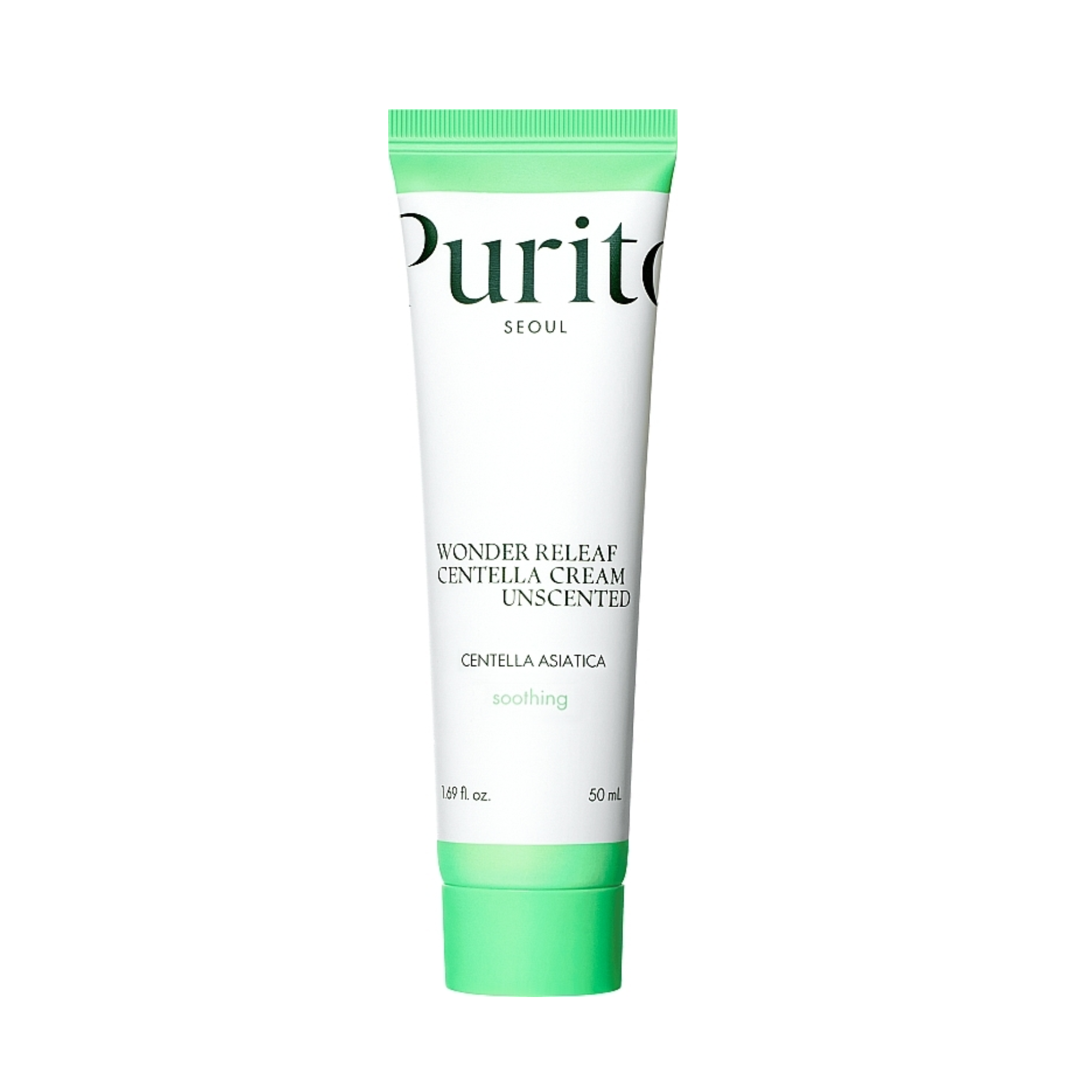 Centella cream, soothing moisturizer, Korean cica cream, redness relief skincare, sensitive skin moisturizer, Purito Seoul skincare Kbeauty MAroc beauté coréenne Maroc 