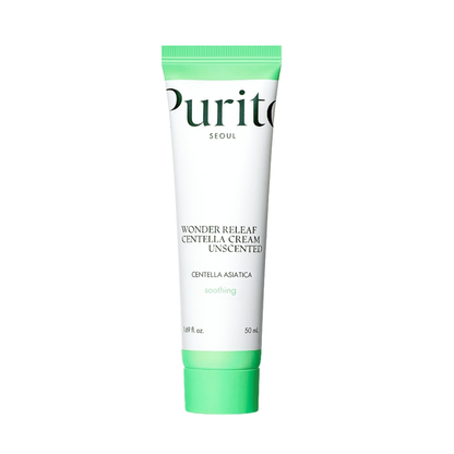 Centella cream, soothing moisturizer, Korean cica cream, redness relief skincare, sensitive skin moisturizer, Purito Seoul skincare Kbeauty MAroc beauté coréenne Maroc 