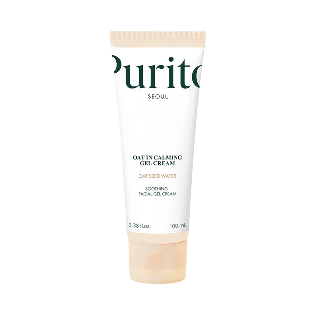 Purito Oat-in Calming Gel Cream 100ml White and beige packaging