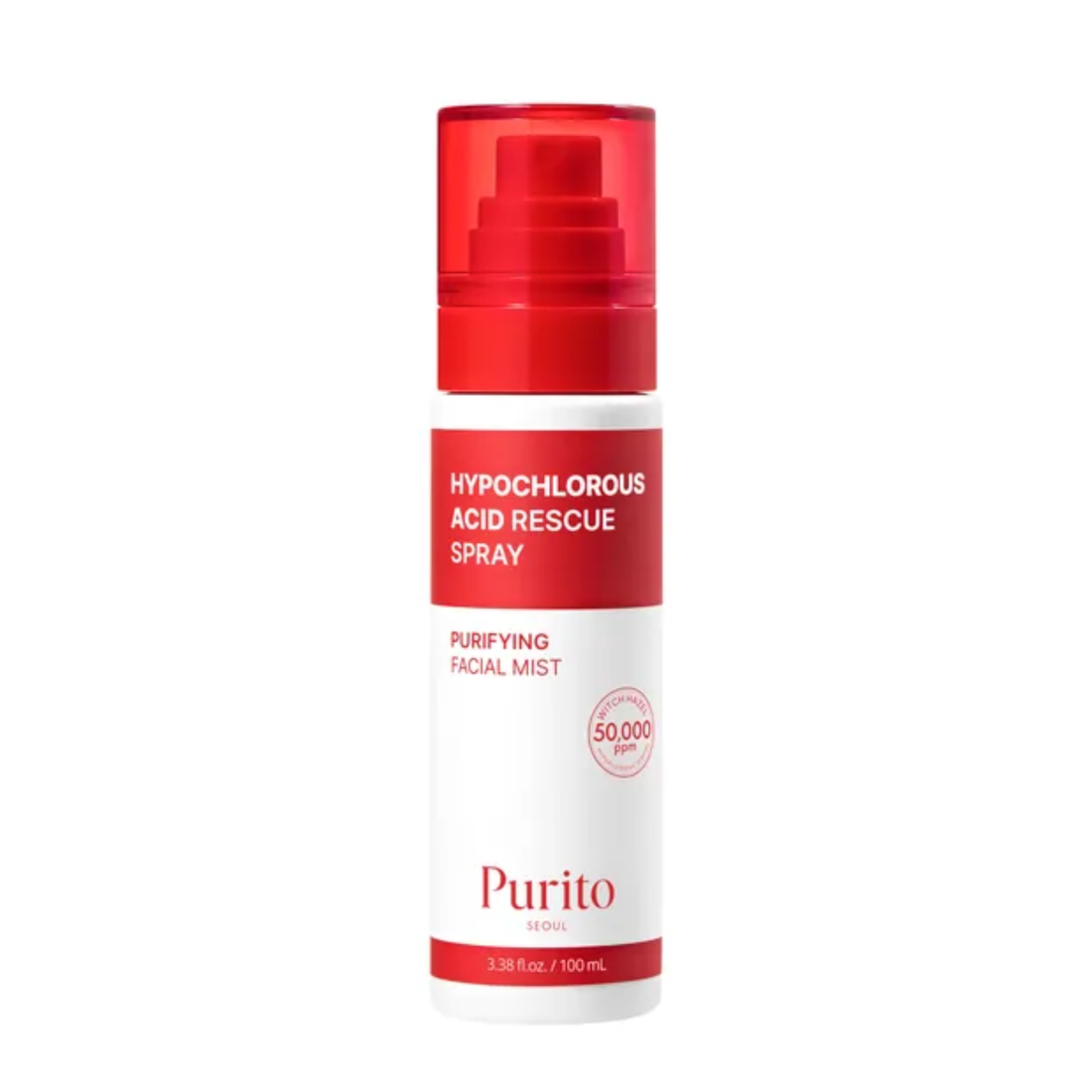 hypochlorous acid spray face, purito rescue mist, acne soothing spray, face mist acne prone skin, antibacterial face spray, korean skincare mist, Purito Morocco