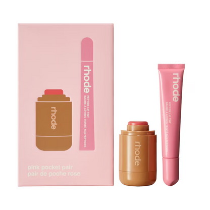 rhode Pink Pocket Pair Set - Sprinkle + Ribbon