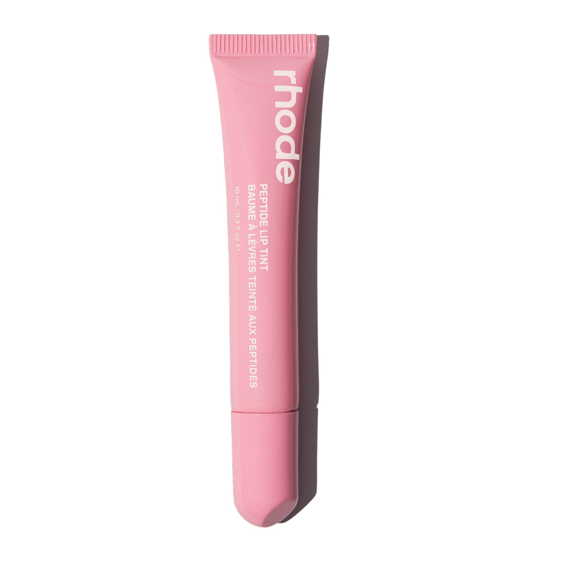 peptide lip tint, rhode ribbon lip tint, hydrating pink lip tint, glossy lip balm tint, sheer buildable lip tint, natural pink lips Rhode Maroc