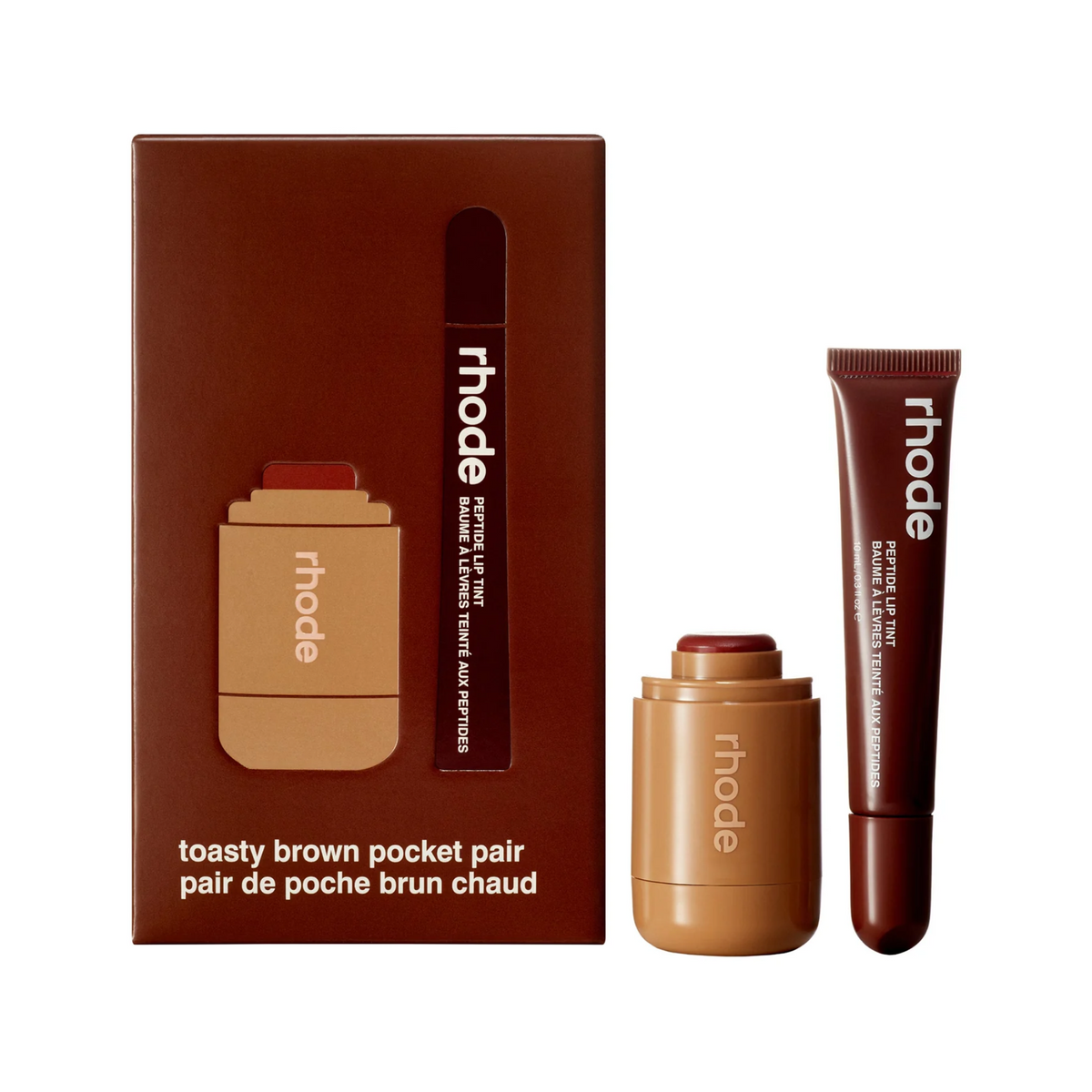 rhode Toasty Brown Pocket Pair Set - Toasted Teddy + Espresso