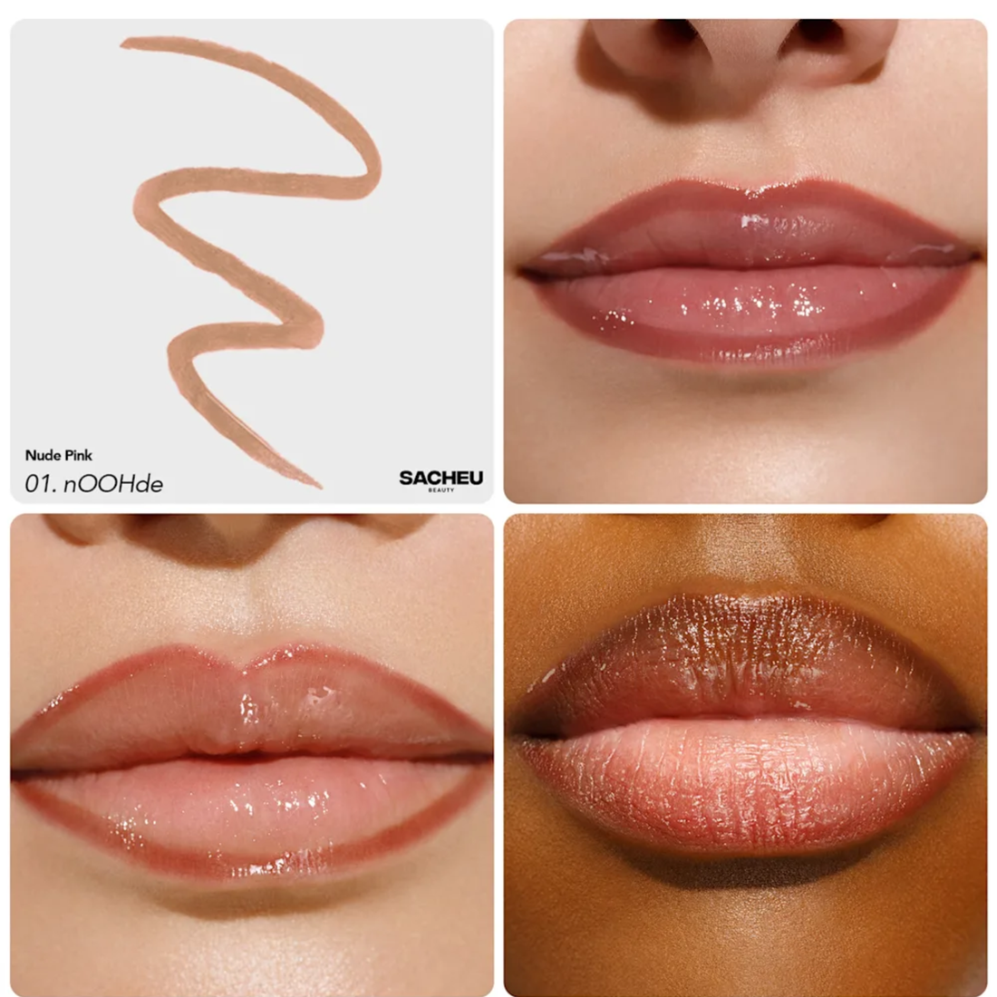 Sacheu Lip Liner STAY-N Peel Off  - Noohde