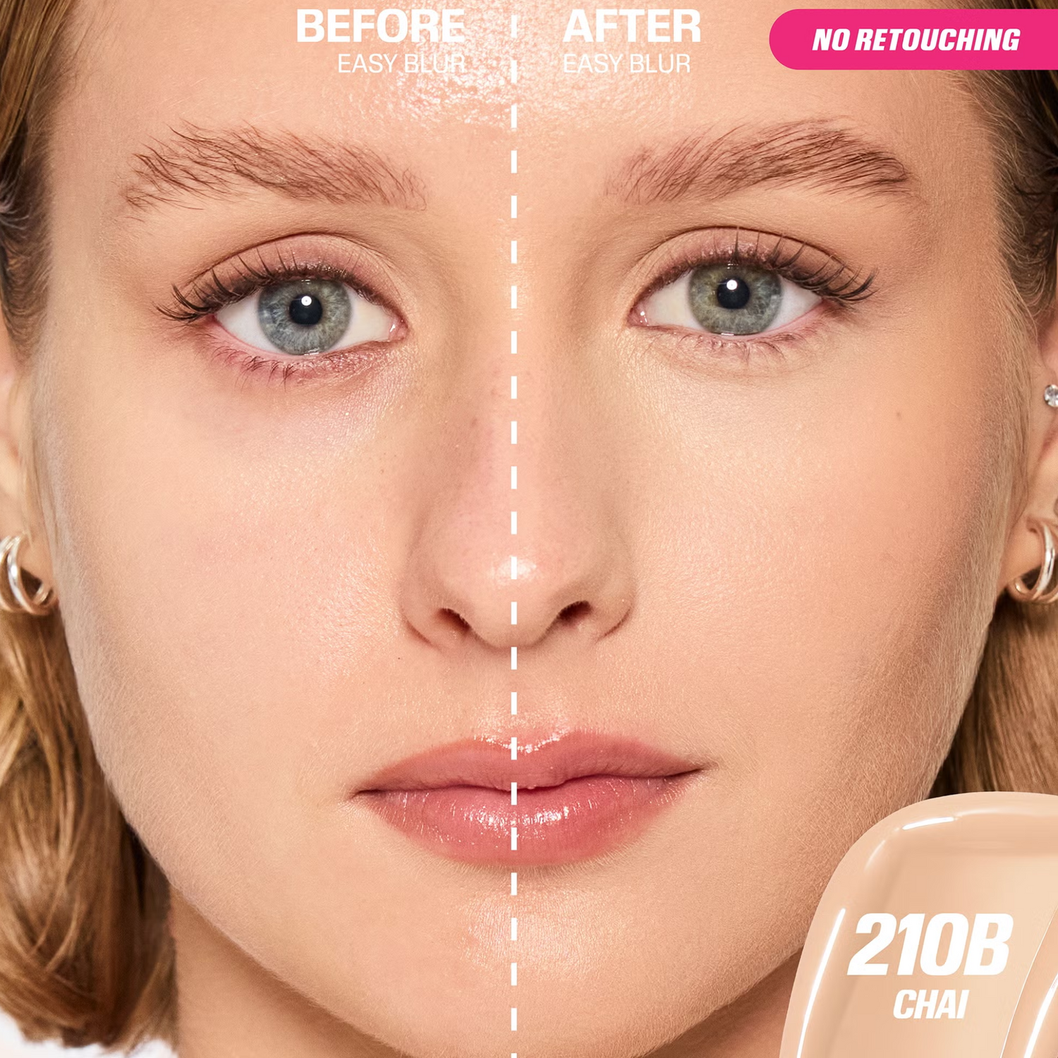 Huda Beauty Easy Blur Foundation - Chai 210B – BEAUTIZSHOP Huda Beauty Easy Blur Foundation - Chai 210B – BEAUTIZSHOP