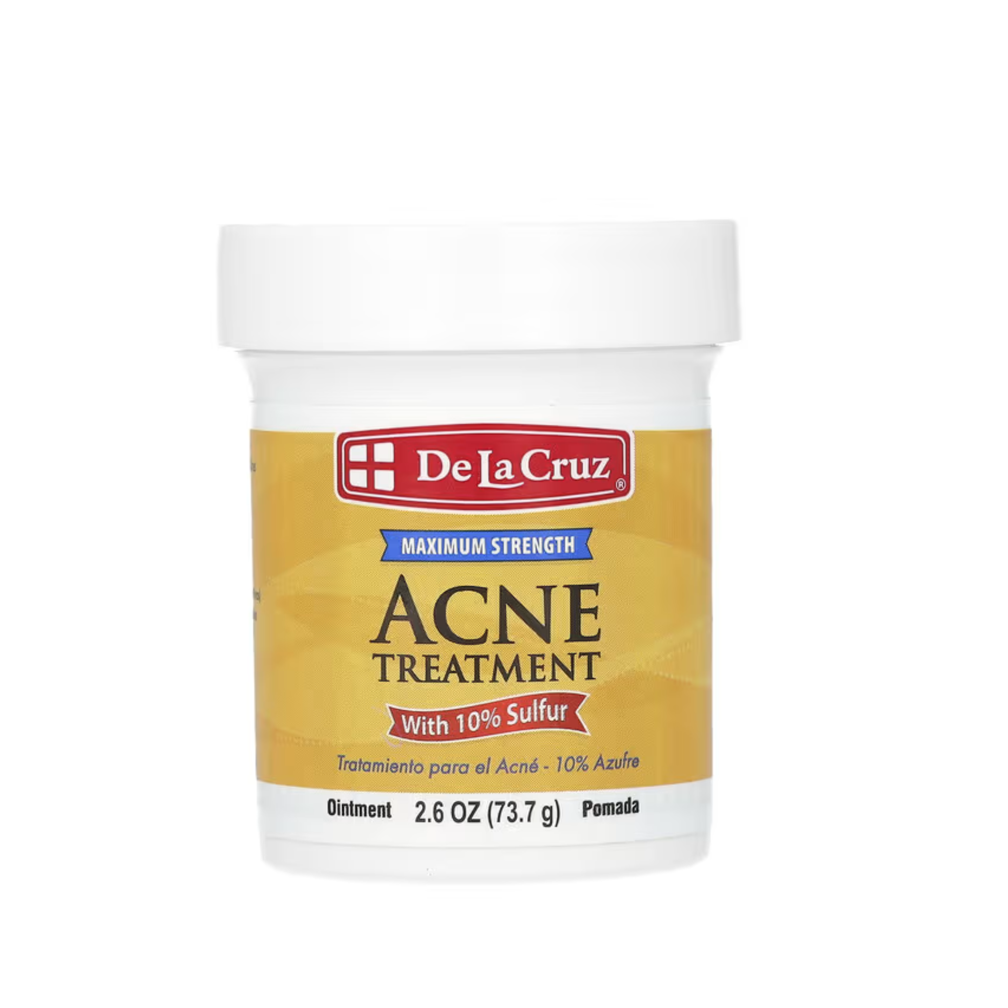 De La Cruz Acne Treatment 10% Sulfur - 73.7g Fungal Acne Livraison Maroc  Morocco Skincare Cosmétiques 