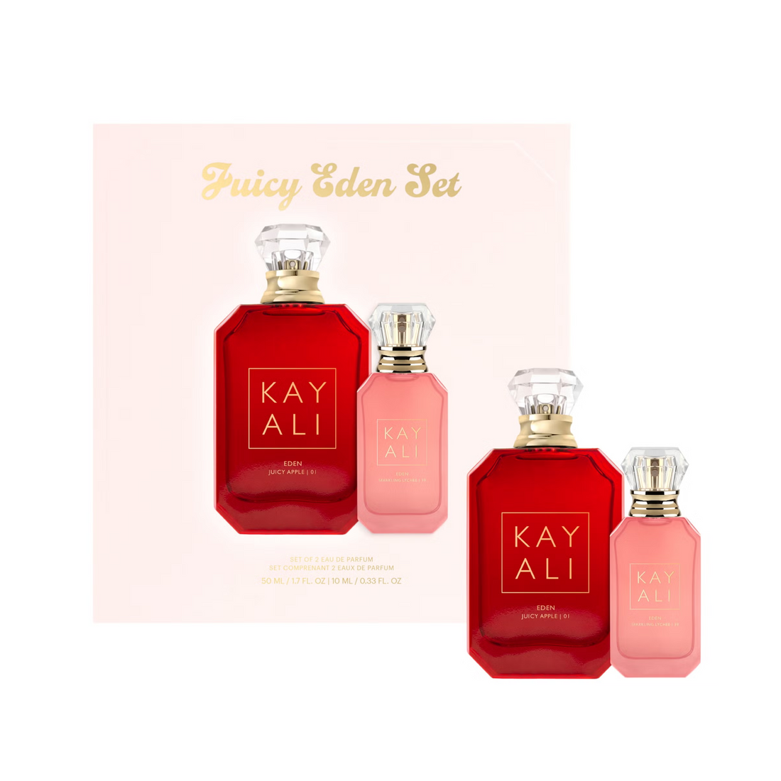 Kayali Perfume Juicy Eden perfume Set  Kayali Parfum Perfume Livraison Maroc 