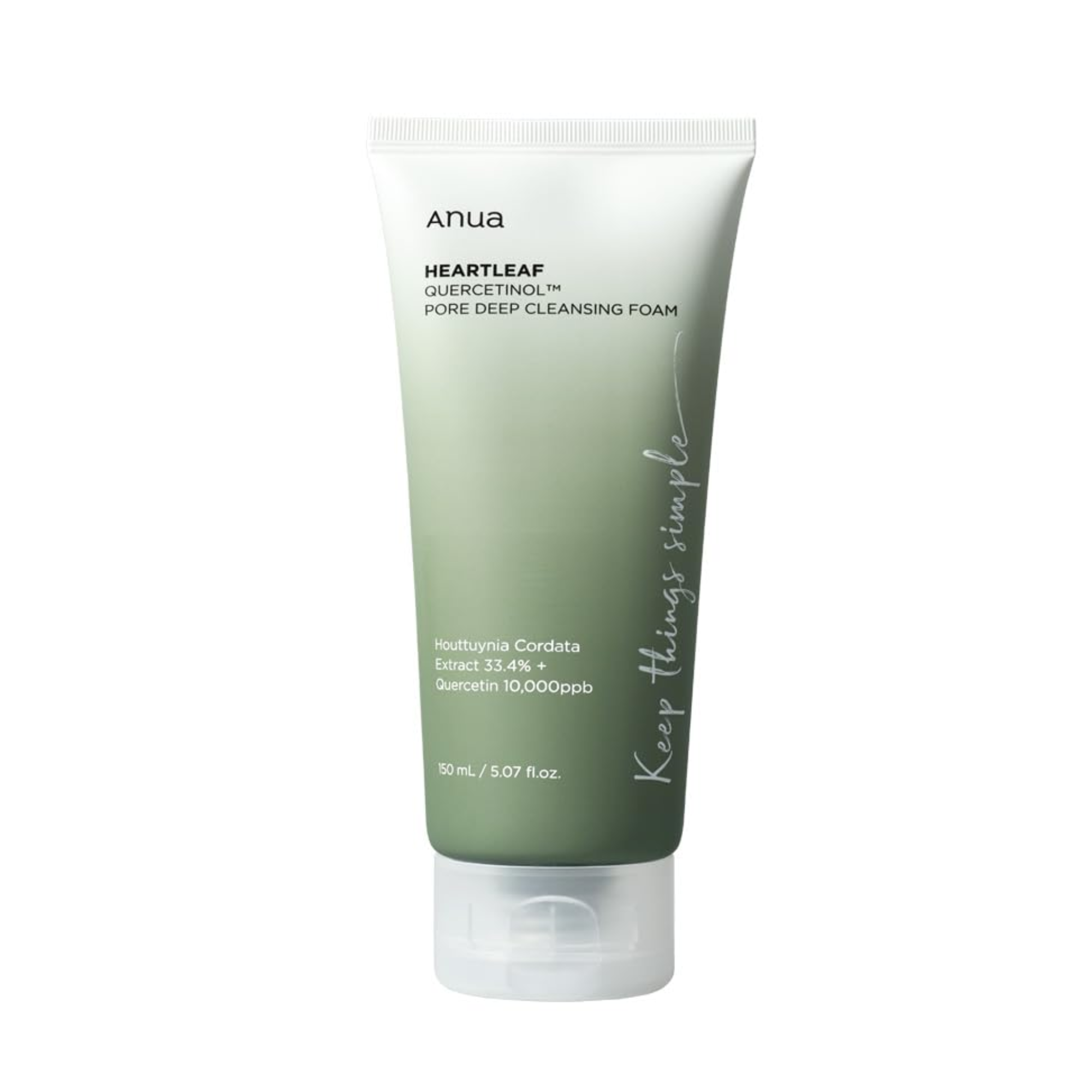 Anua Heartleaf Quercetinol Pore Deep Cleansing Foam - 150 ml Kbeauty Anua Maroc Morocco Livraison