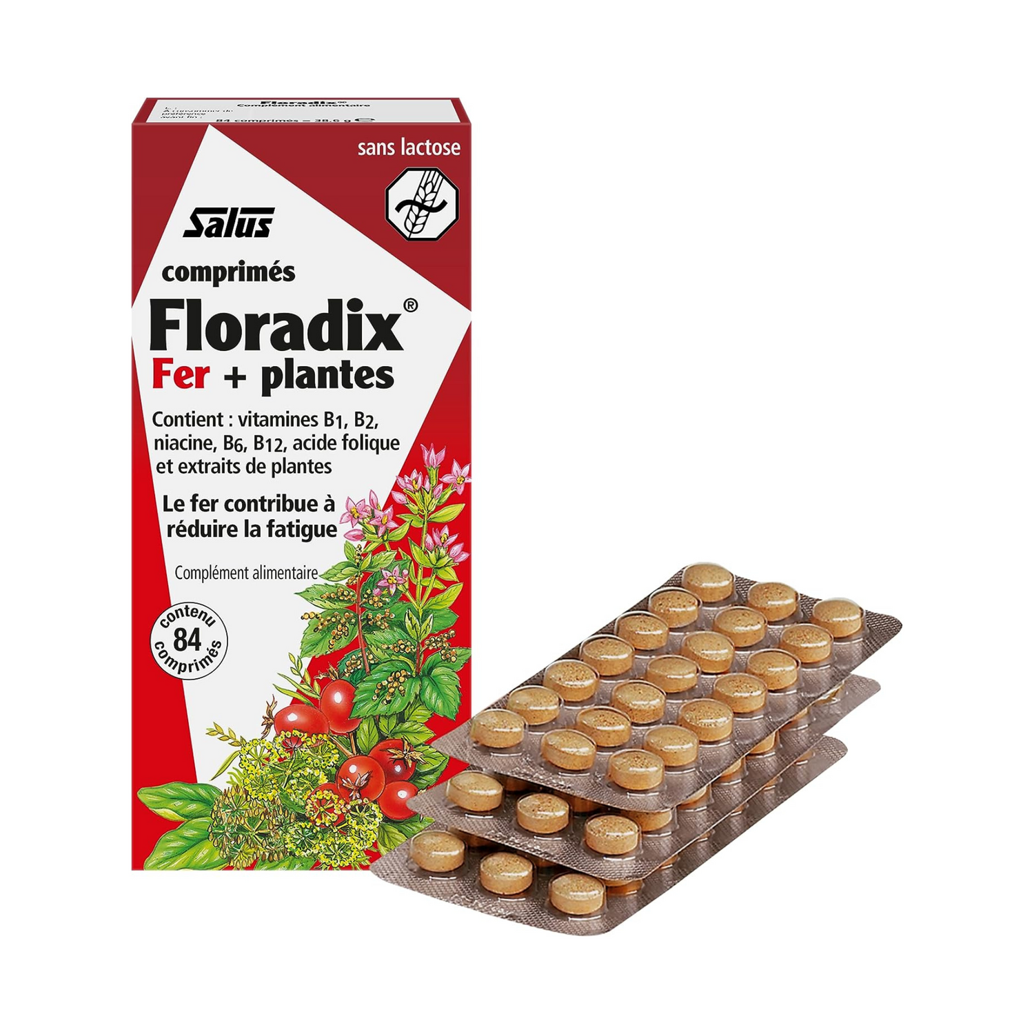 Salus Floradix® - Fer + Plantes - 84 comprimés