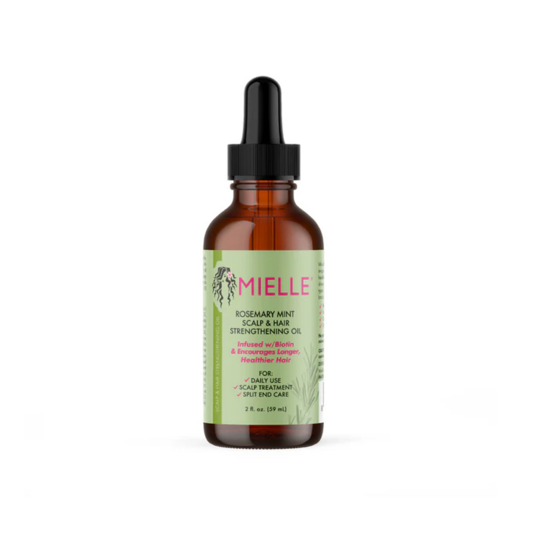 Mielle Rosemary Mint Scalp &amp; Hair Strengthenin Oil - 59ml Livraison maroc huile cuir chevelu scalp treatment morocco