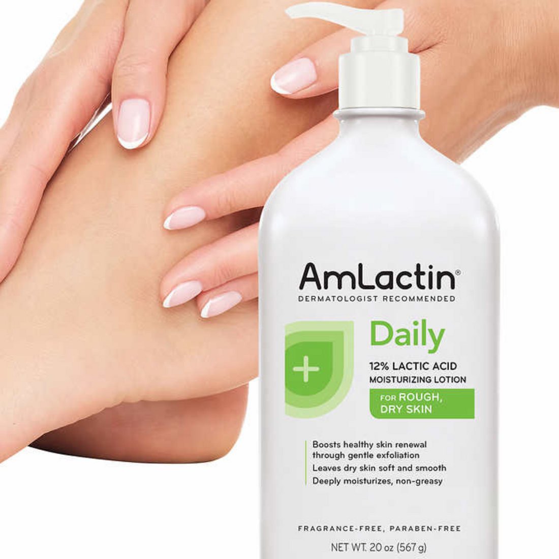 AmLactin, Daily Moisturizing Lotion, Fragrance Free - 417 ml (400 g)