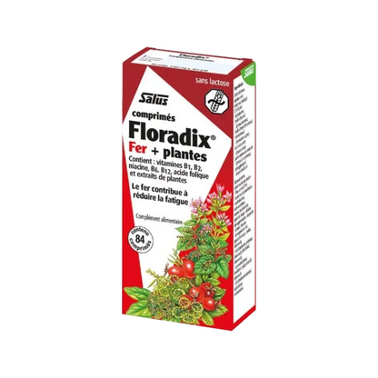 Salus Floradix® - Iron Fer + Plants, 84 tablets comprimés Supplement complement alimentaire Maroc Morocco