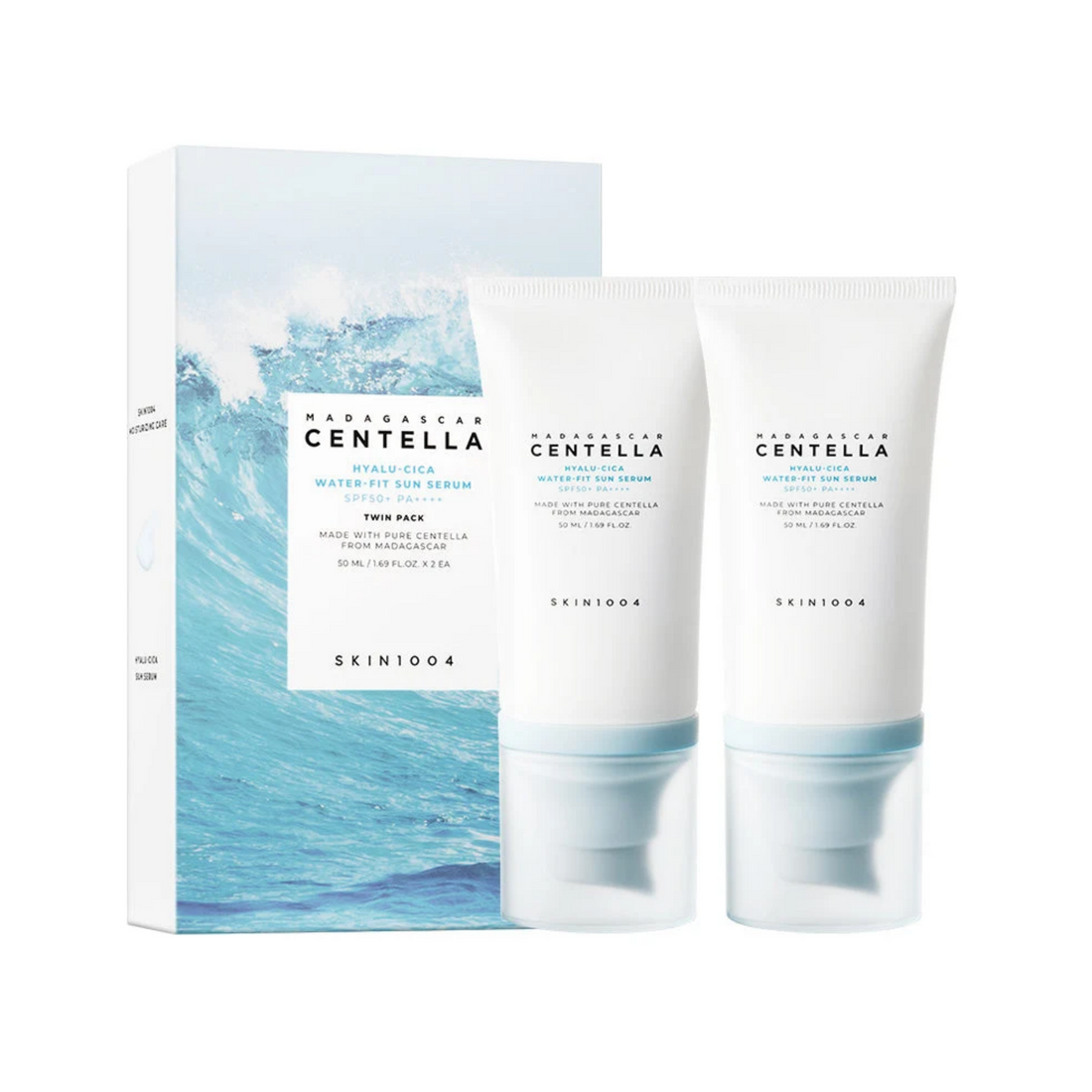 SKIN1004 Centella Hyalu-Cica Water-Fit Sun Serum 50 ml - Pack of 2