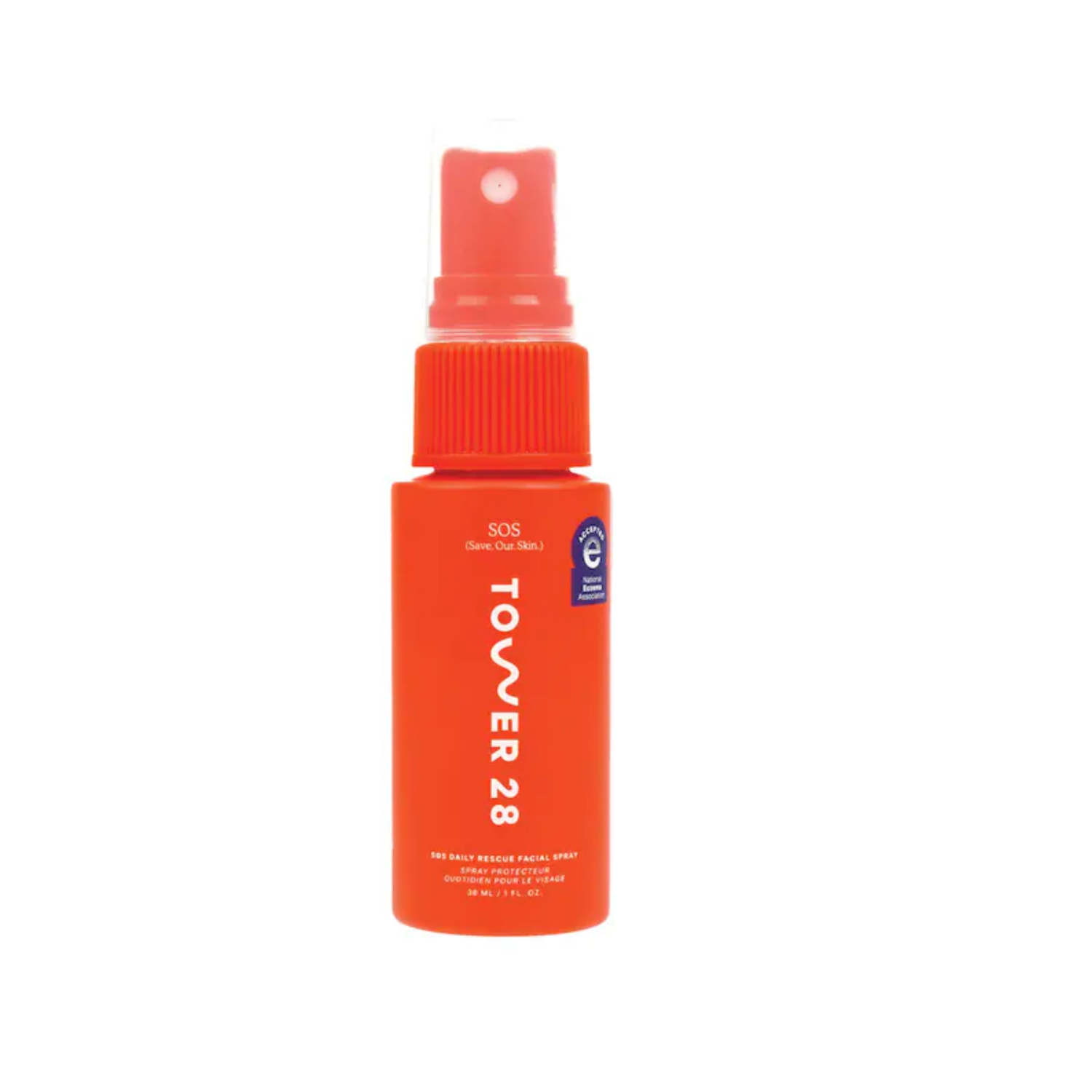 Tower 28 SOS Spray, Tower 28 Beauty SOS Daily Rescue Facial Spray, Tower 28 Mini SOS Spray, hypochlorous acid spray, hypochlorous acid face mist, redness face spray, sensitive skin face mist, post workout face spray, breakout face mist, stressed skin care, Tower 28 Beauty Morocco • With shipping to Morocco via BeautizShop