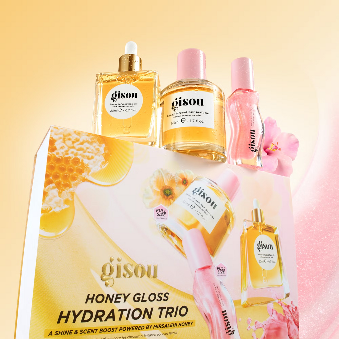Gisou Honey Gloss Hydration Trio