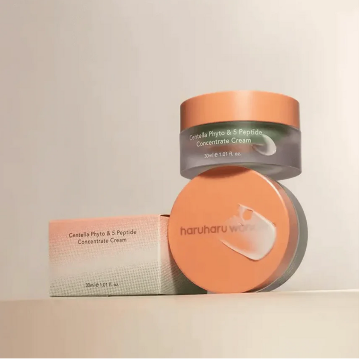 Haruharu Wonder  Centella Phyto &amp; 5 Peptide Concentrate Cream