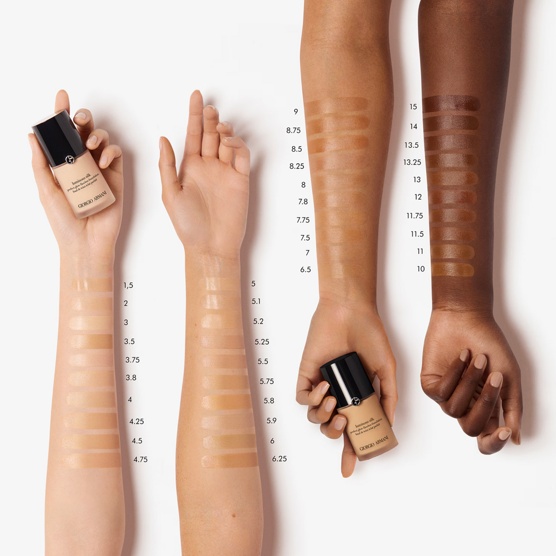 Fond de teint Luminous Silk - N° 5 Beige chaud