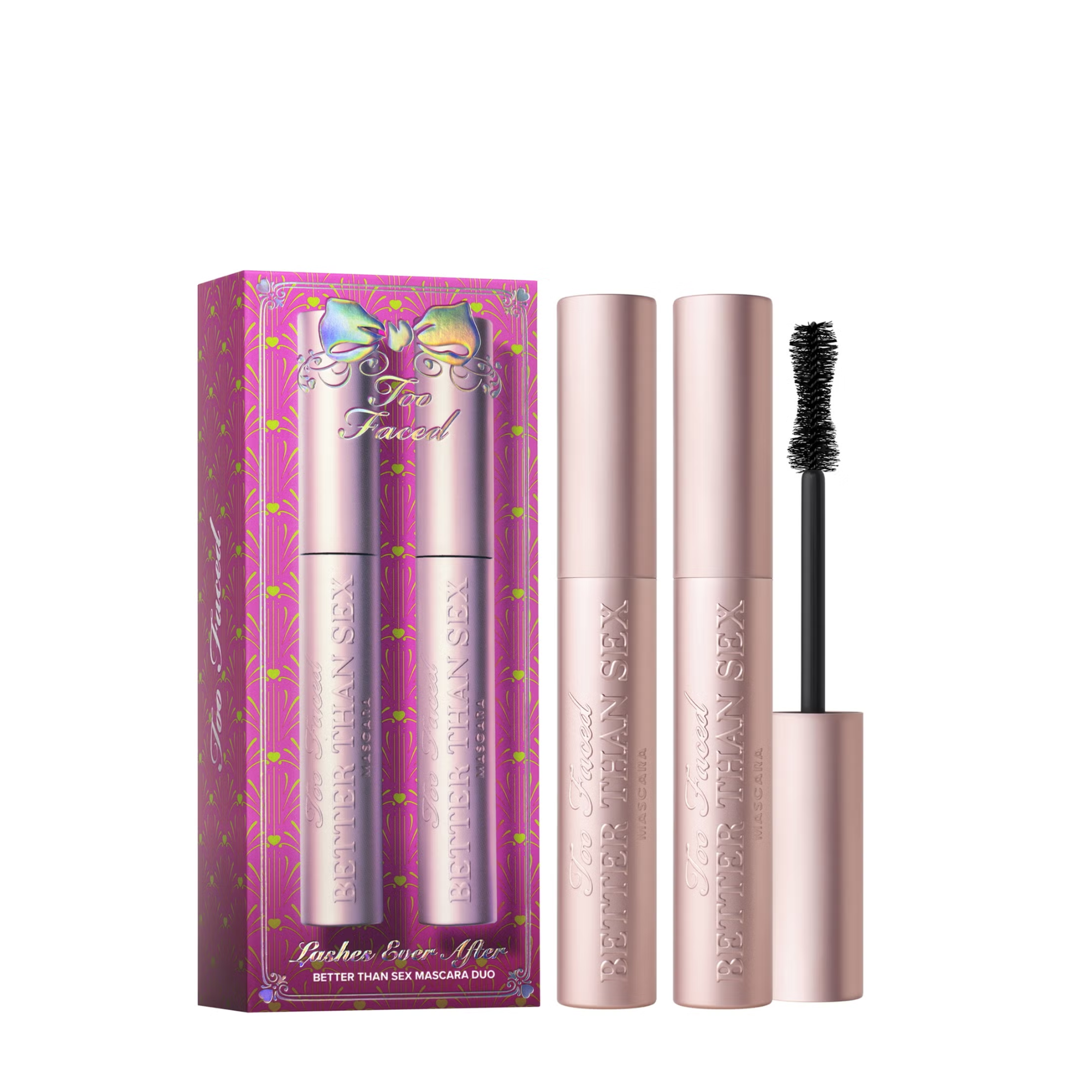 Too Faced mascara, duo mascara, yeux intenses, cils volumineux, maquillage yeux, coffret beauté, Long Lasting Mascara, Black Friday, Find too faced in Morocco at BeautizShop