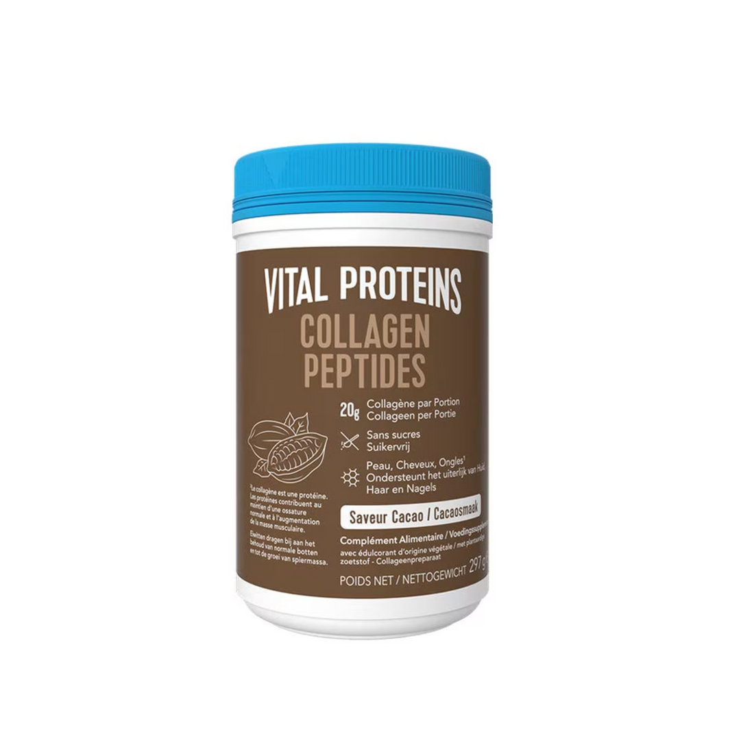 Vital Protein Collagen Peptides Cacao Livraison maroc collagene maroc 
