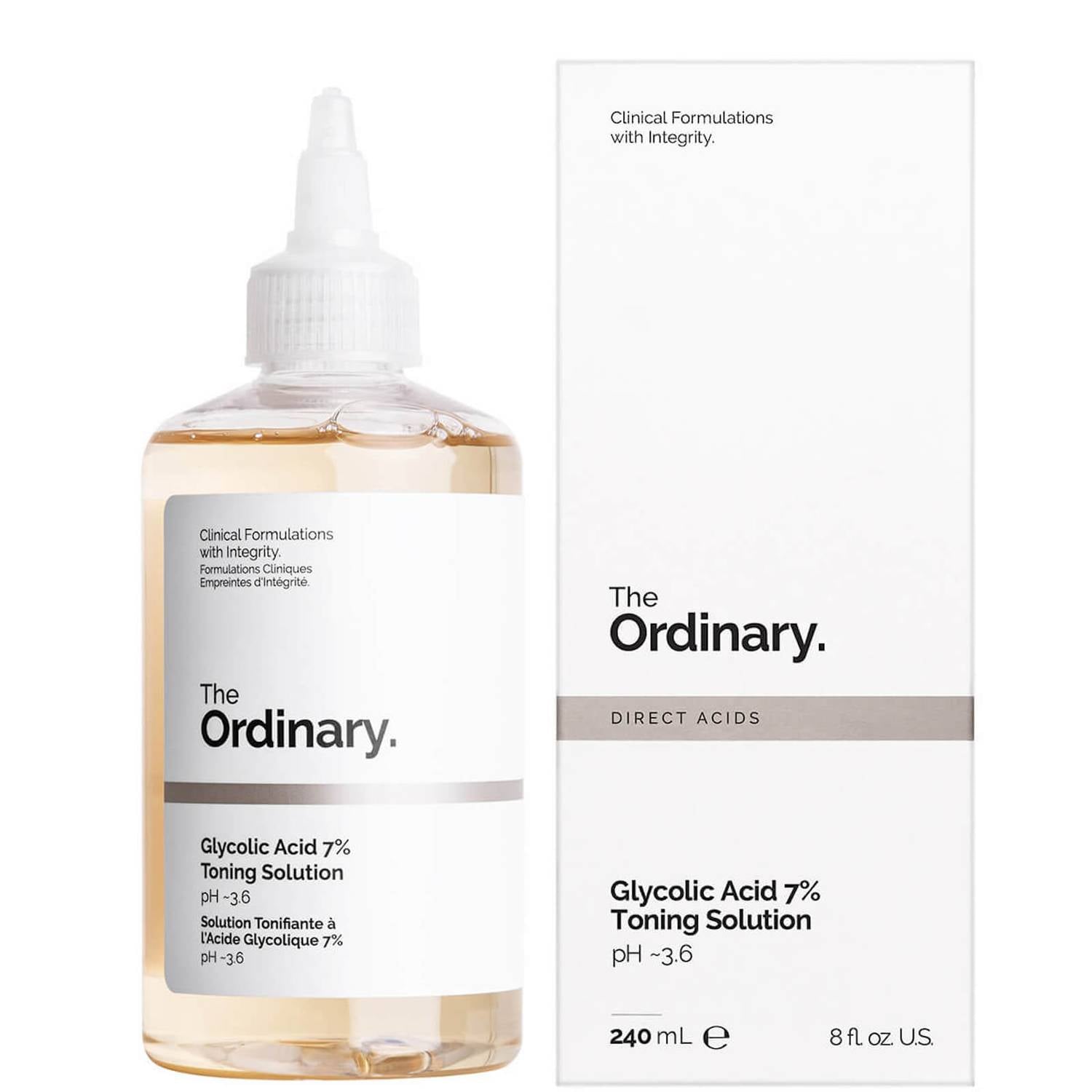 THE ORDINARY GLYCOLIC ACID 7% TONING SOLUTION 240ML