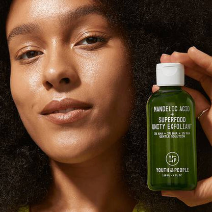 ACIDE MANDÉLIQUE + EXFOLIANT UNITÉ SUPERALIMENTAIRE